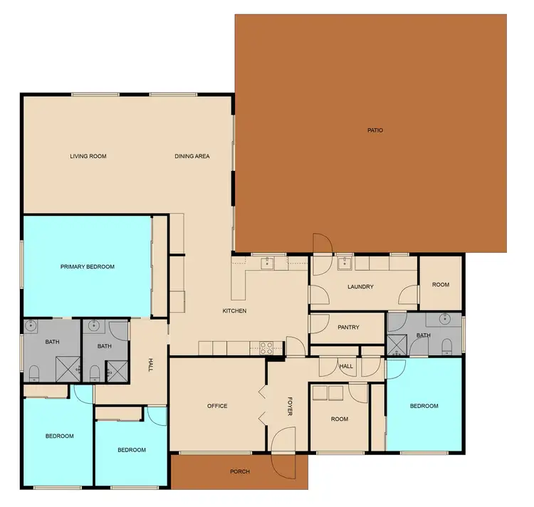 Floorplan of Homely rural property listing, 5L Furneys Road, Dubbo NSW 2830