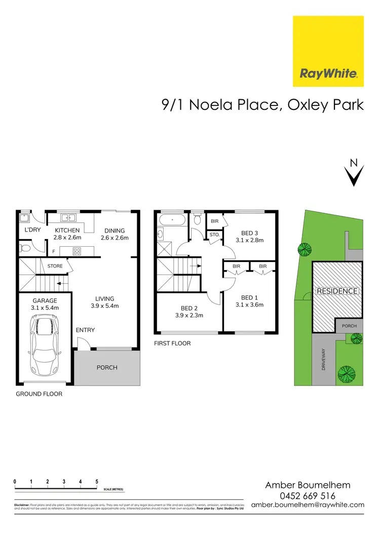 Floorplan of Homely townhouse listing, 9/1 Noela Place, Oxley Park NSW 2760