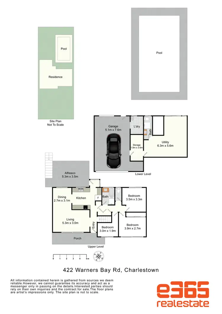 Floorplan of Homely house listing, 422 Warners Bay Road, Charlestown NSW 2290