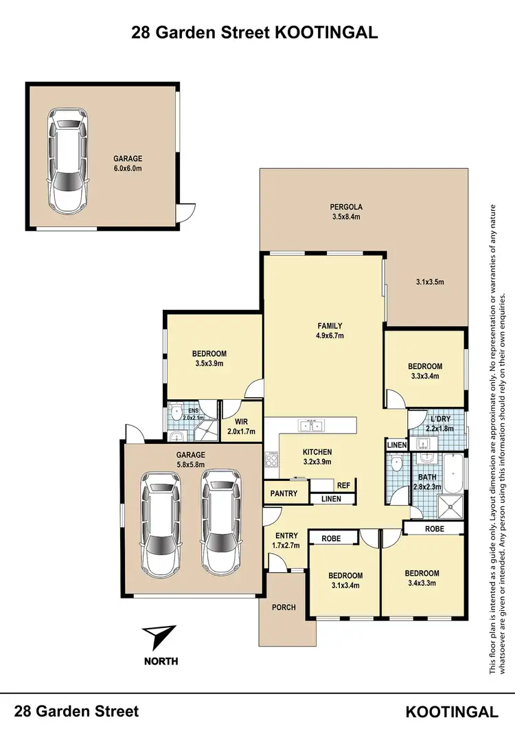 Floorplan of Homely house listing, 28 Garden Street, Kootingal NSW 2352