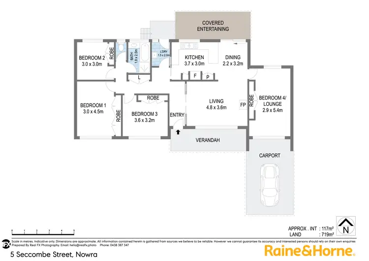 Floorplan of Homely house listing, 5 Seccombe Street, Nowra NSW 2541