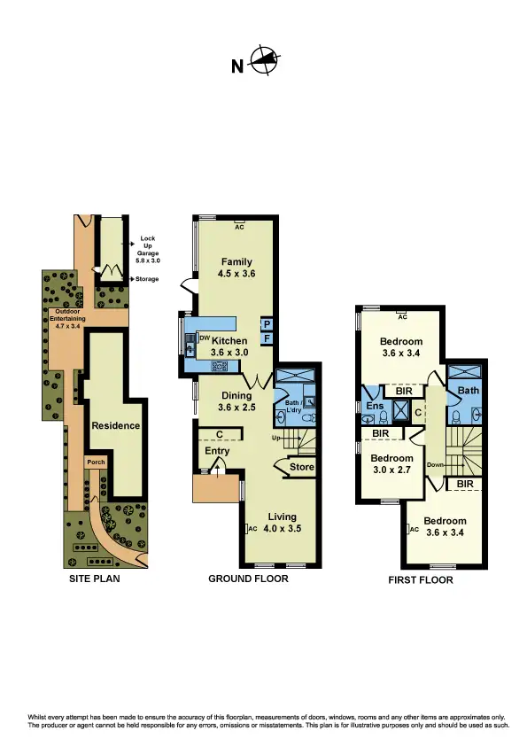 Floorplan of Homely house listing, 12 Mcdonald Street, Williamstown VIC 3016