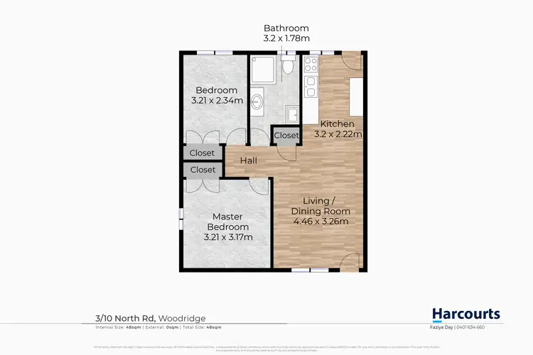 Floorplan of Homely townhouse listing, 3/10 North Road, Woodridge QLD 4114