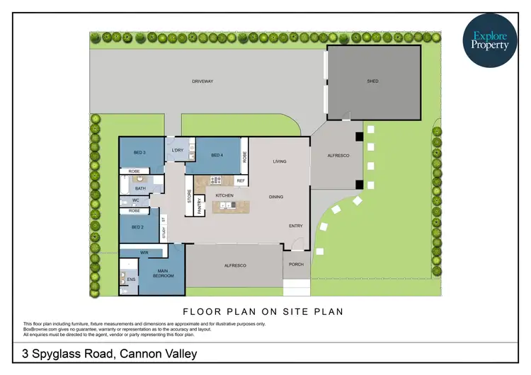 Floorplan of Homely house listing, 3 Spyglass Road, Cannon Valley QLD 4800