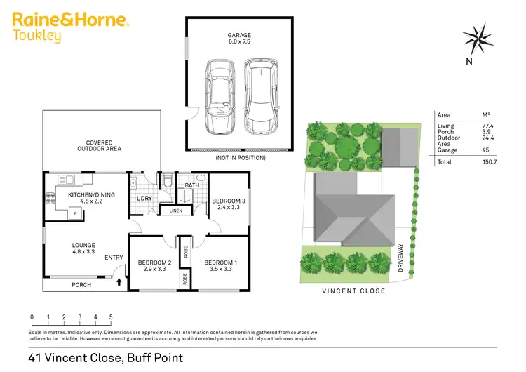 Floorplan of Homely house listing, 41 Vincent Close, Buff Point NSW 2262