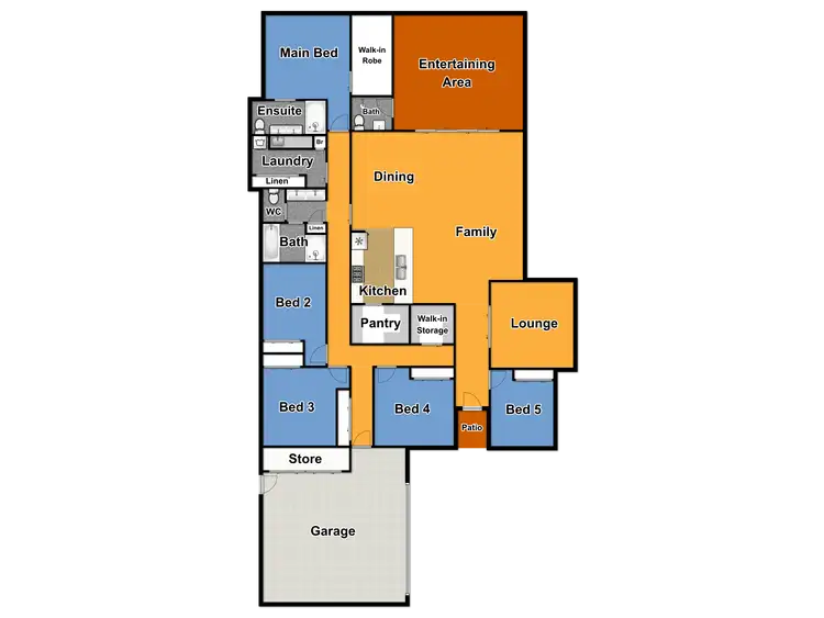 Floorplan of Homely house listing, 10 Venetian Court, Dubbo NSW 2830