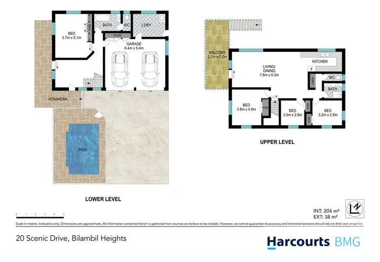 Floorplan of Homely house listing, 20 Scenic Drive, Bilambil Heights NSW 2486