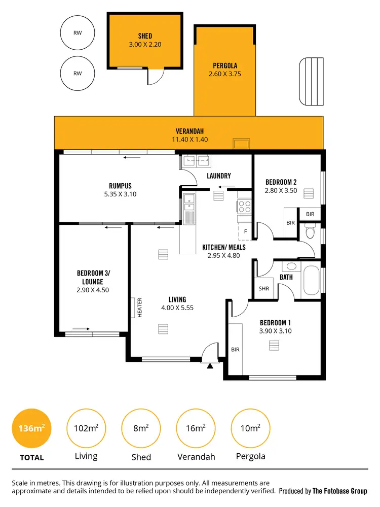 Floorplan of Homely house listing, 1/4 Branson Avenue, Clearview SA 5085