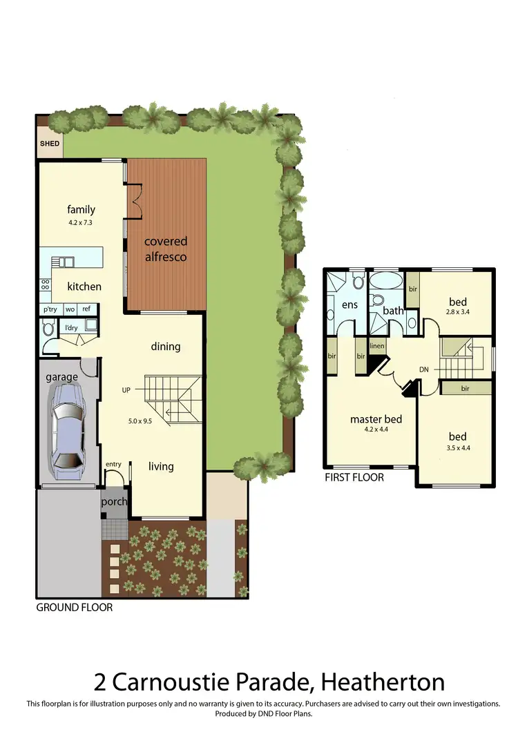 Floorplan of Homely house listing, 2 Carnoustie Parade, Heatherton VIC 3202