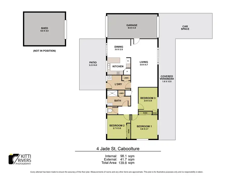 Floorplan of Homely house listing, 4 Jade Street, Caboolture QLD 4510