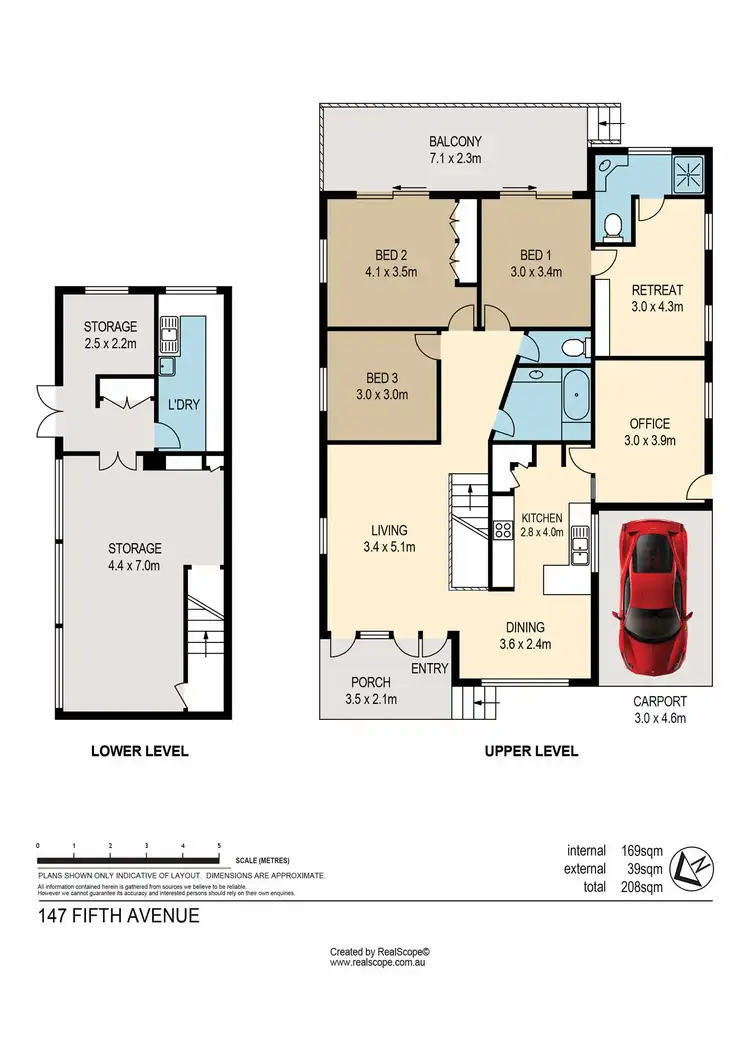 Floorplan of Homely house listing, 147 Fifth Avenue, Balmoral QLD 4171