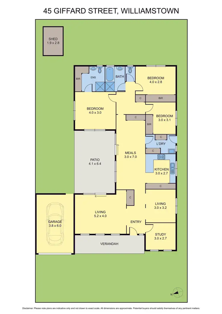 Floorplan of Homely house listing, 45 Giffard St, Williamstown VIC 3016