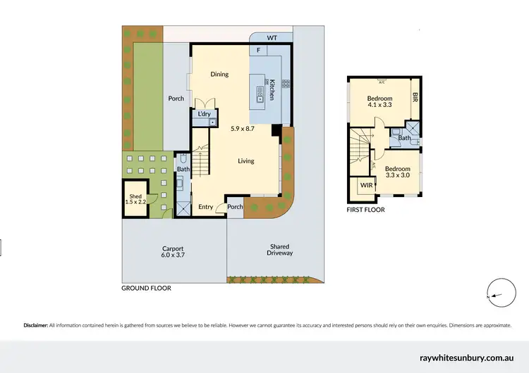 Floorplan of Homely townhouse listing, 48a Shoring Road, Diggers Rest VIC 3427