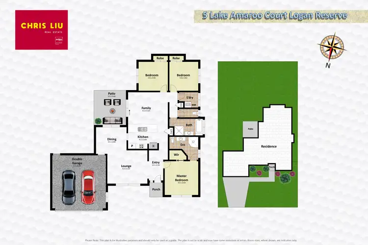 Floorplan of Homely house listing, 5 Lake Amaroo Ct, Logan Reserve QLD 4133