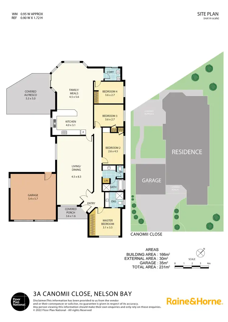 Floorplan of Homely house listing, 3A Canomii Close, Nelson Bay NSW 2315