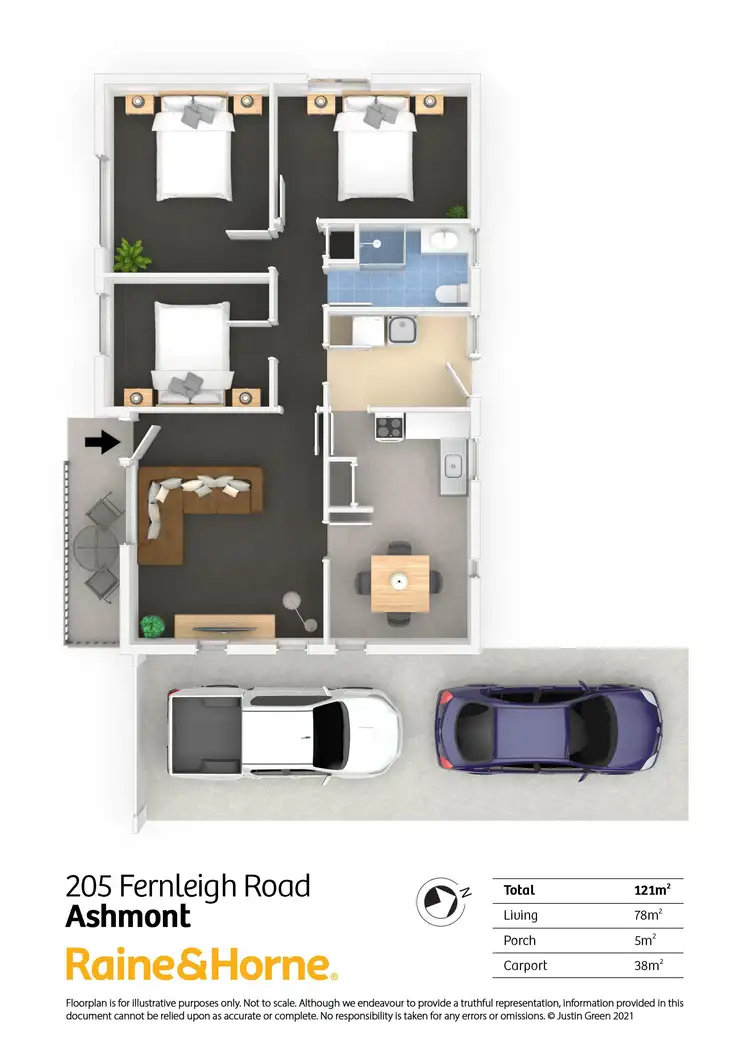 Floorplan of Homely house listing, 205 Fernleigh Road, Ashmont NSW 2650