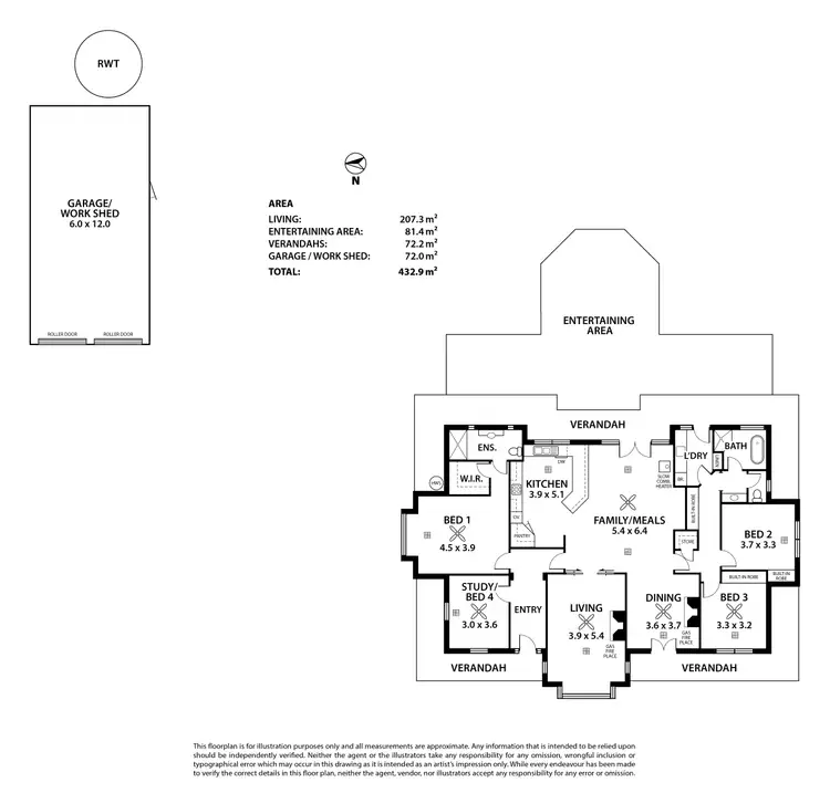 Floorplan of Homely house listing, 5 Chester Court, Blakiston SA 5250
