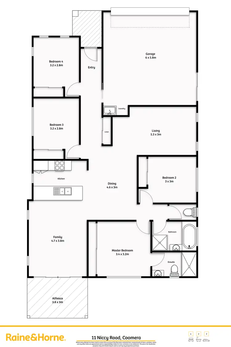 Floorplan of Homely house listing, 11 Niccy Road, Coomera QLD 4209