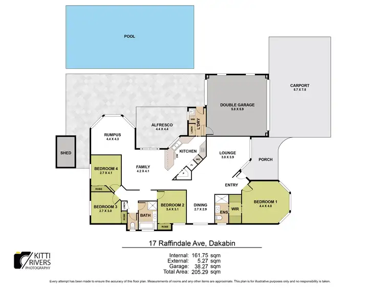 Floorplan of Homely house listing, 17 Raffindale Avenue, Dakabin QLD 4503