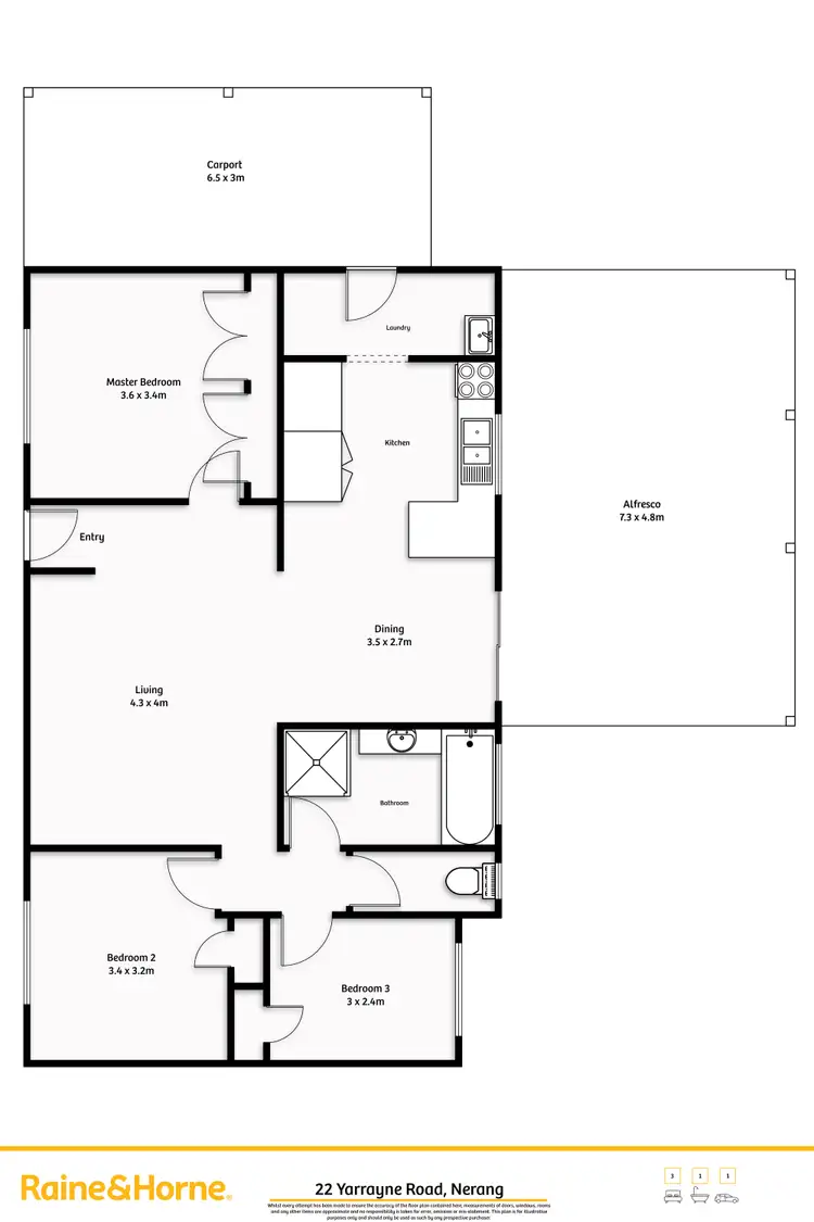Floorplan of Homely house listing, 22 Yarrayne Road, Nerang QLD 4211