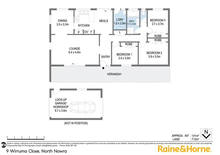 Floorplan of Homely house listing, 9 Wirruma Close, North Nowra NSW 2541