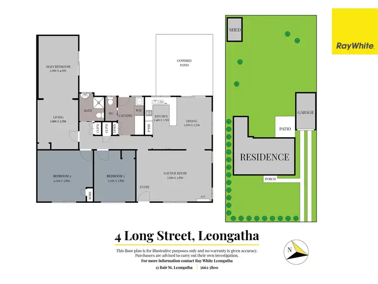 Floorplan of Homely house listing, 4 Long Street, Leongatha VIC 3953