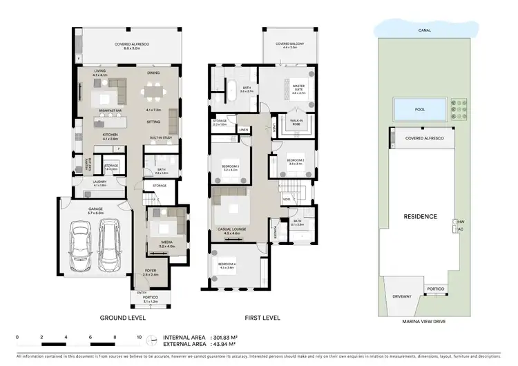 Floorplan of Homely house listing, 88 Marina View Drive, Pelican Waters QLD 4551