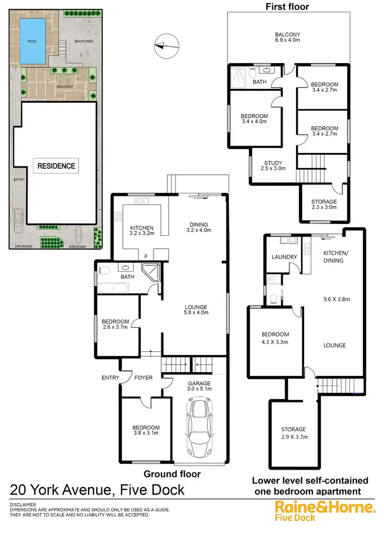 Floorplan of Homely house listing, 20 York Avenue, Five Dock NSW 2046