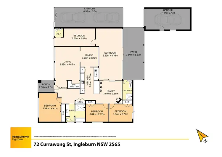 Floorplan of Homely house listing, 72 Currawong Street, Ingleburn NSW 2565