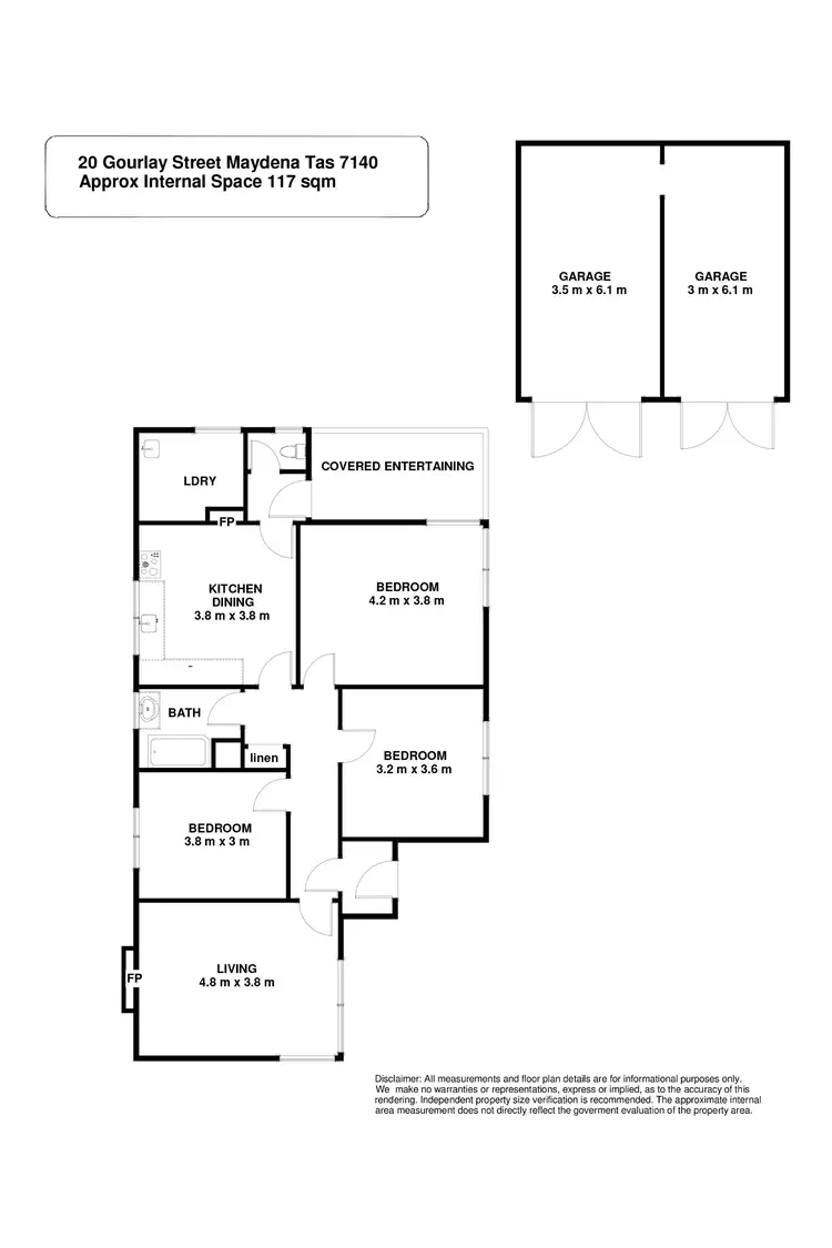 Floorplan of Homely house listing, 20 Gourlay Street, Maydena TAS 7140