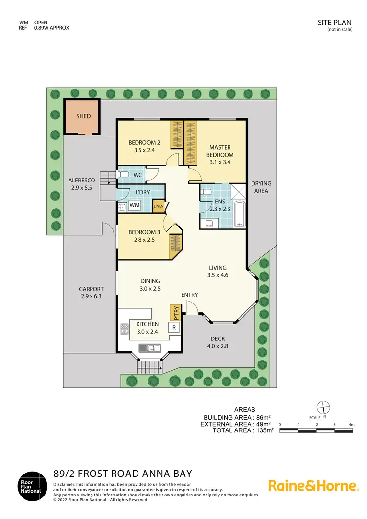 Floorplan of Homely retirement listing, 89/2 Frost Road, Anna Bay NSW 2316