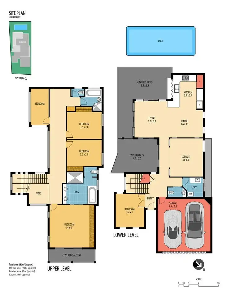 Floorplan of Homely house listing, 3 Appleby Close, North Lakes QLD 4509