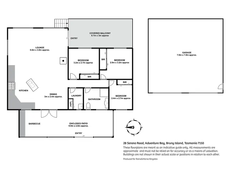 Floorplan of Homely house listing, 28 Serena Road, Adventure Bay TAS 7150
