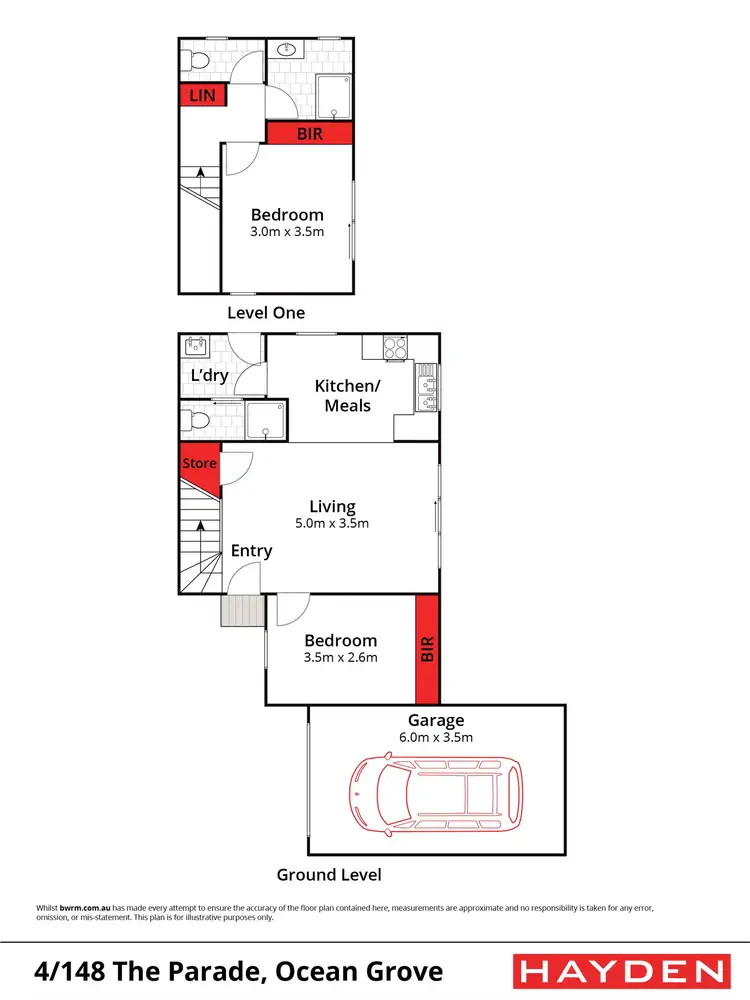 Floorplan of Homely unit listing, 4/148 The Parade, Ocean Grove VIC 3226