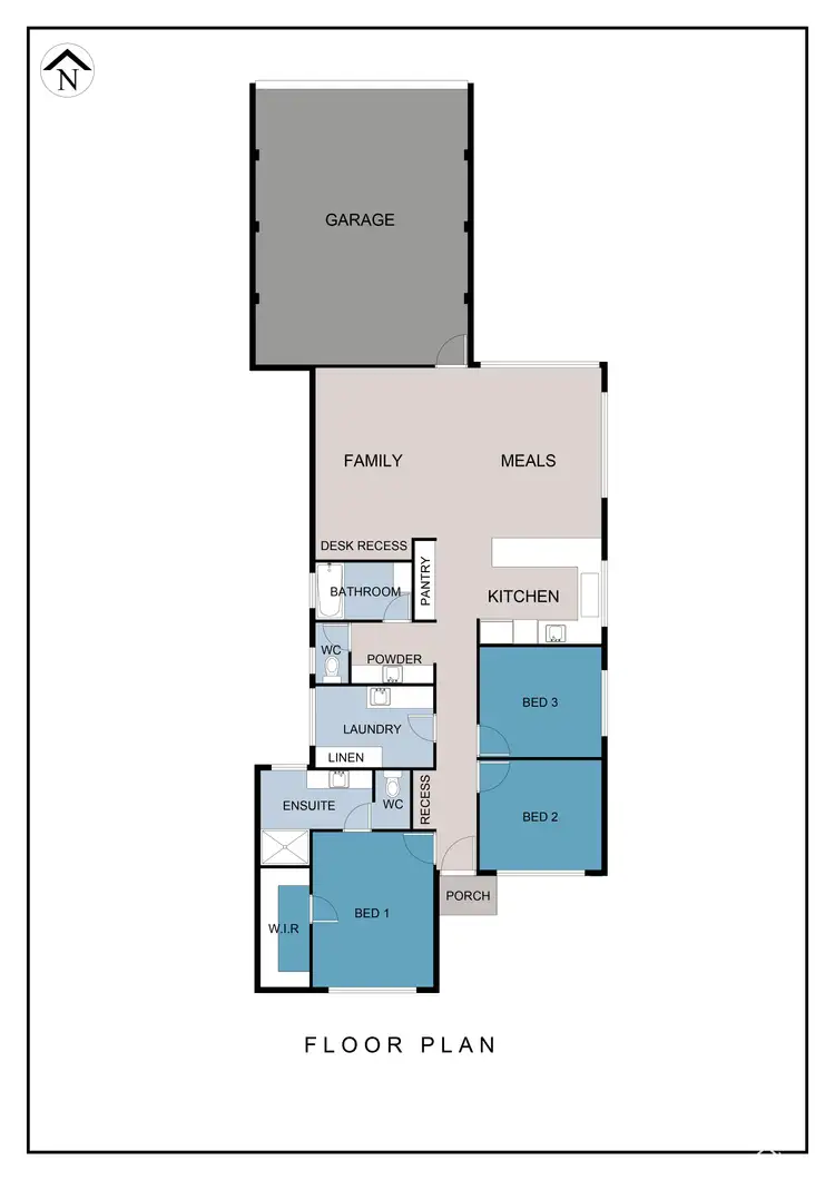 Floorplan of Homely house listing, 14 Koolbardi Loop, Byford WA 6122