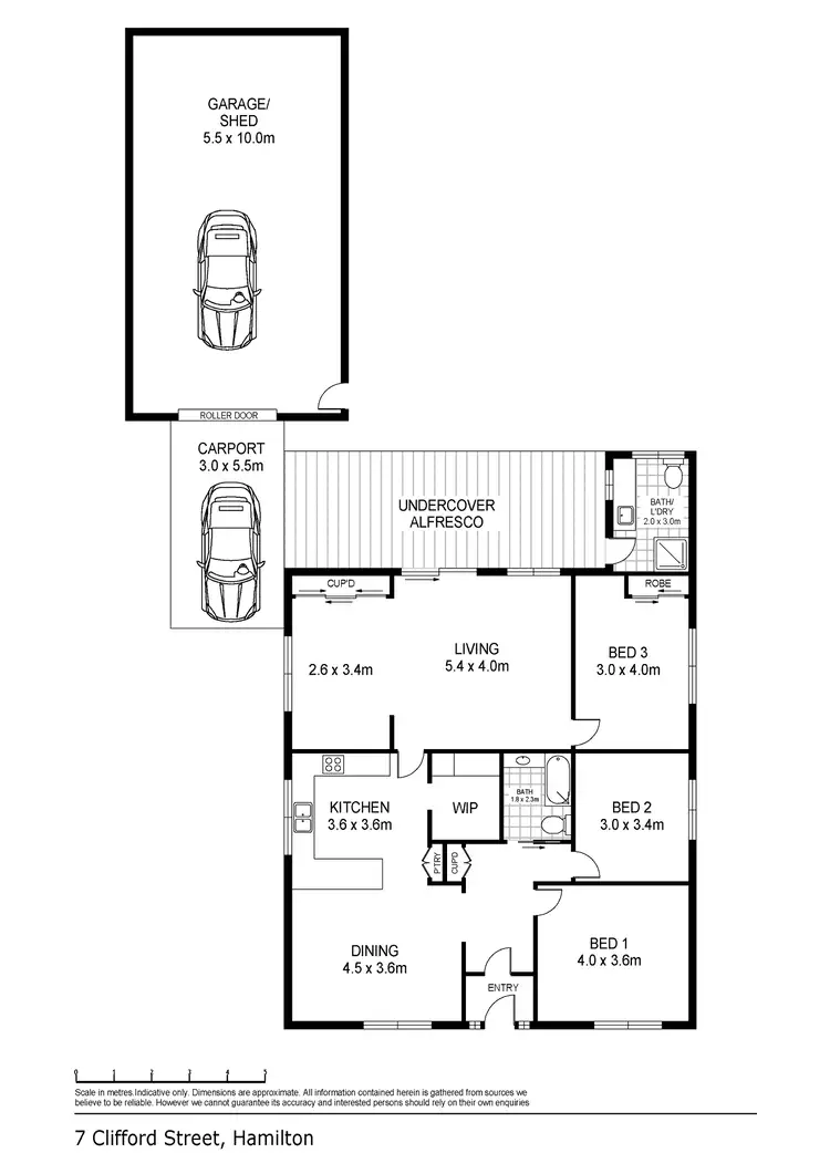 Floorplan of Homely house listing, 7 Clifford Street, Hamilton VIC 3300