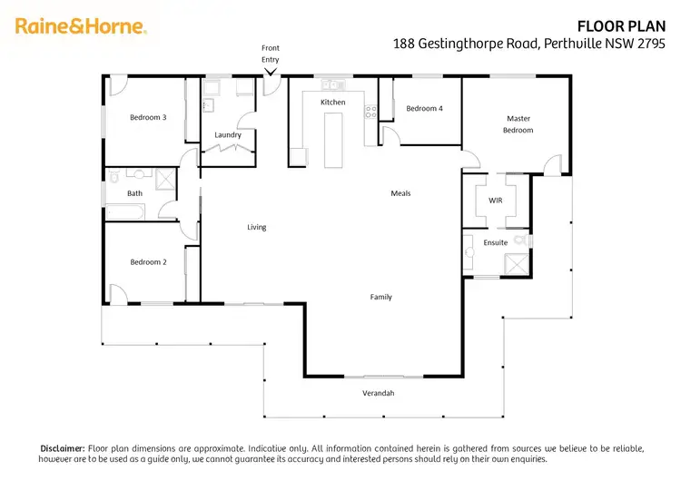 Floorplan of Homely rural property listing, 188 Gestingthorpe Road, Perthville NSW 2795