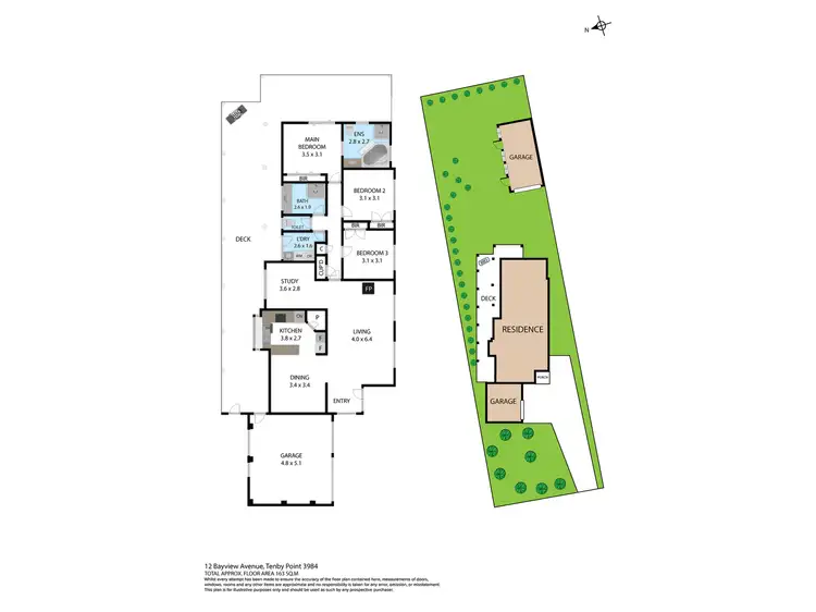 Floorplan of Homely house listing, 12 Bayview Avenue, Tenby Point VIC 3984