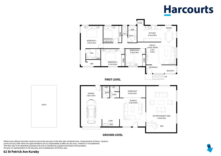 Floorplan of Homely house listing, 62 St Patrick Avenue, Kuraby QLD 4112