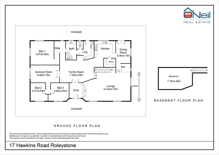 Floorplan of Homely house listing, 17 Hawkins Road, Roleystone WA 6111