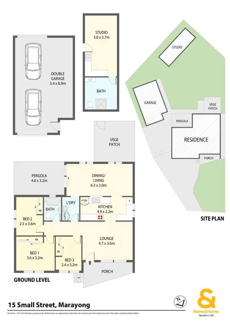 Floorplan of Homely house listing, 15 Small Street, Marayong NSW 2148