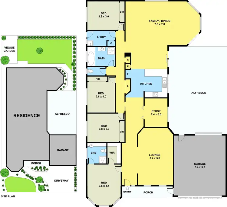 Floorplan of Homely house listing, 17 Cambridge Crescent, Roxburgh Park VIC 3064