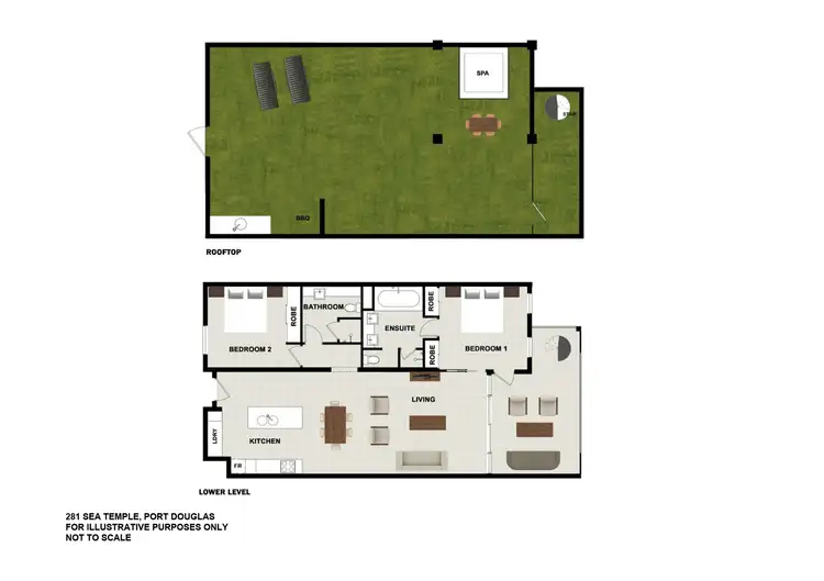 Floorplan of Homely apartment listing, 281/22-36 Mitre Street, Port Douglas QLD 4877