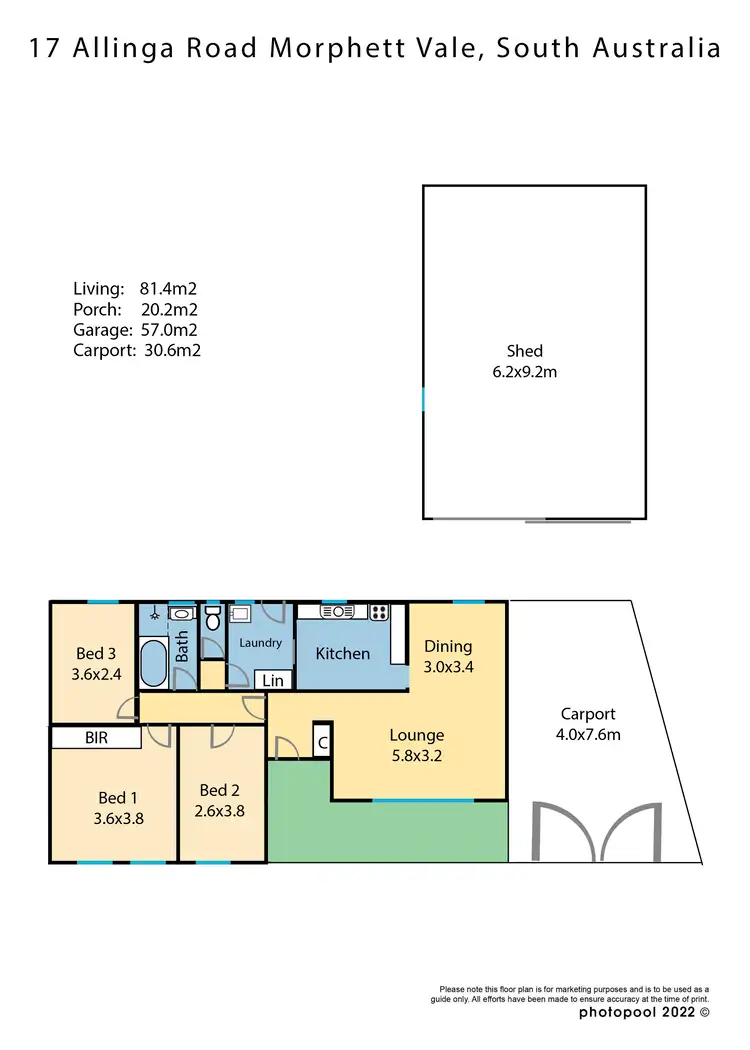Floorplan of Homely house listing, 17 Allinga Road, Morphett Vale SA 5162