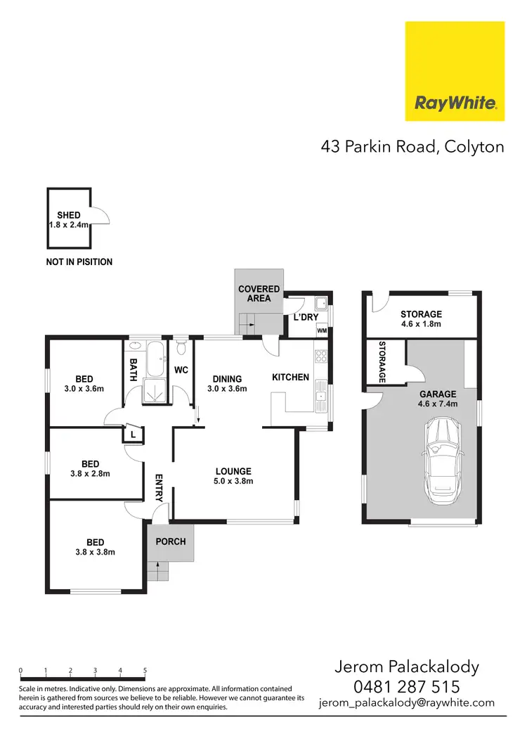 Floorplan of Homely house listing, 43 Parkin Road, Colyton NSW 2760