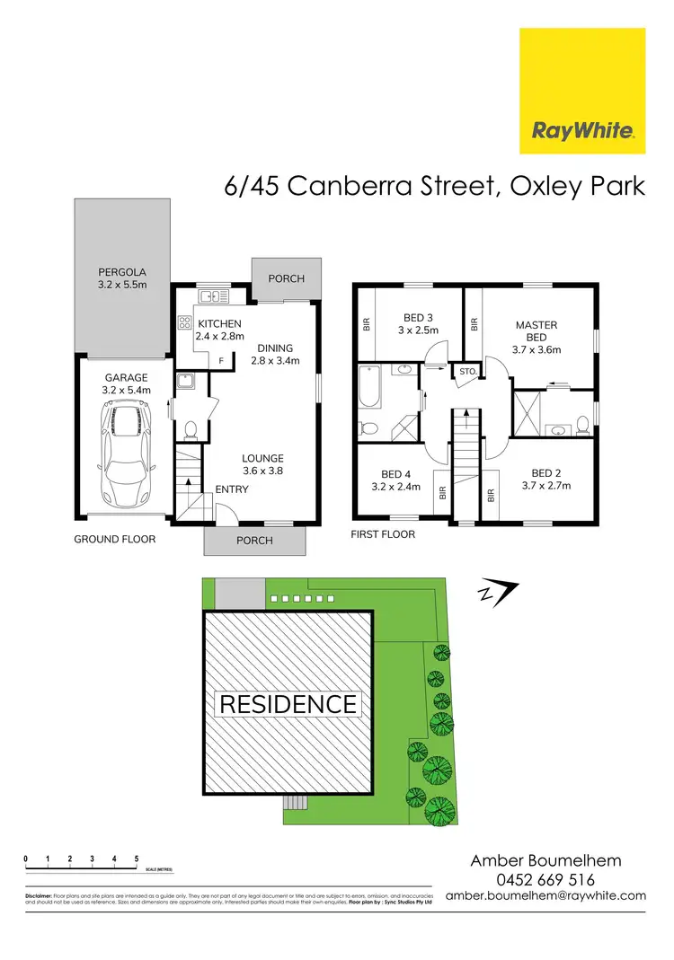 Floorplan of Homely townhouse listing, 6/45 Canberra Street, Oxley Park NSW 2760