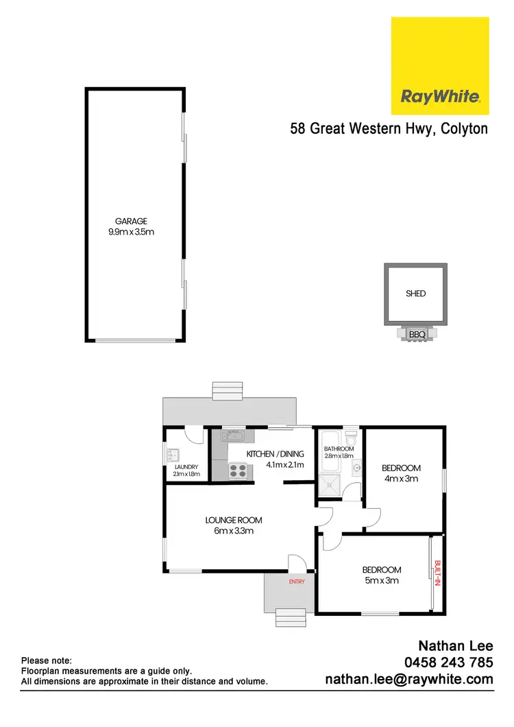 Floorplan of Homely house listing, 58 Great Western Highway, Colyton NSW 2760
