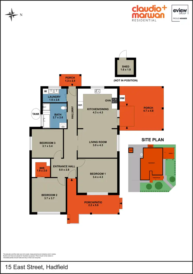 Floorplan of Homely house listing, 15 East Street, Hadfield VIC 3046