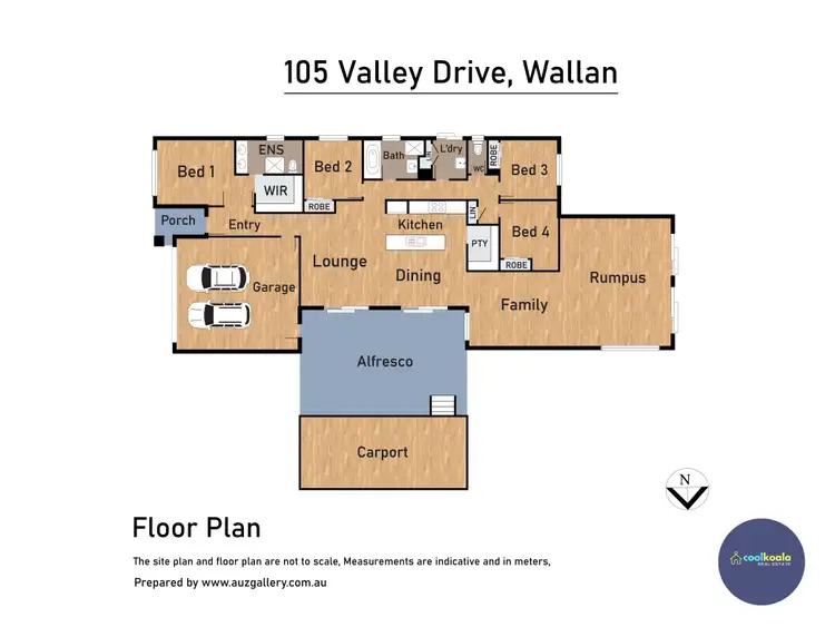 Floorplan of Homely house listing, 105 Valley Drive, Hidden Valley VIC 3756
