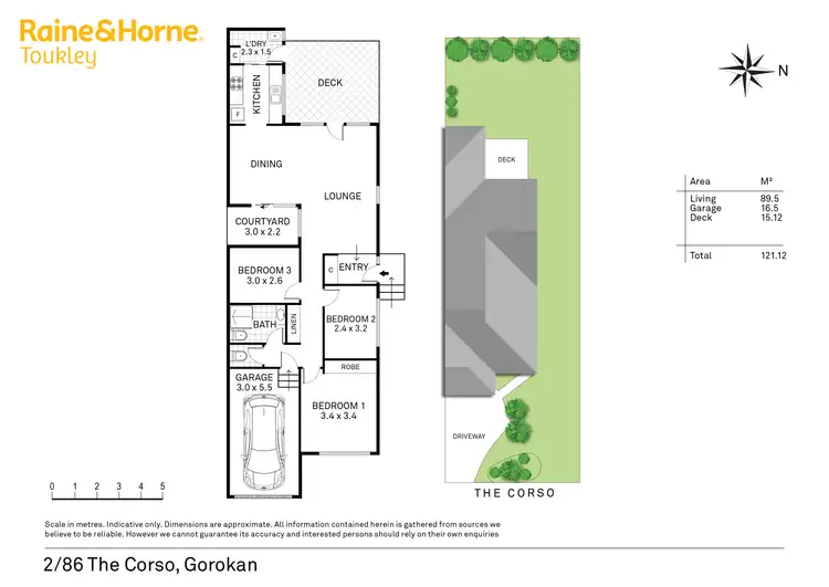 Floorplan of Homely house listing, 2/86 The Corso, Gorokan NSW 2263